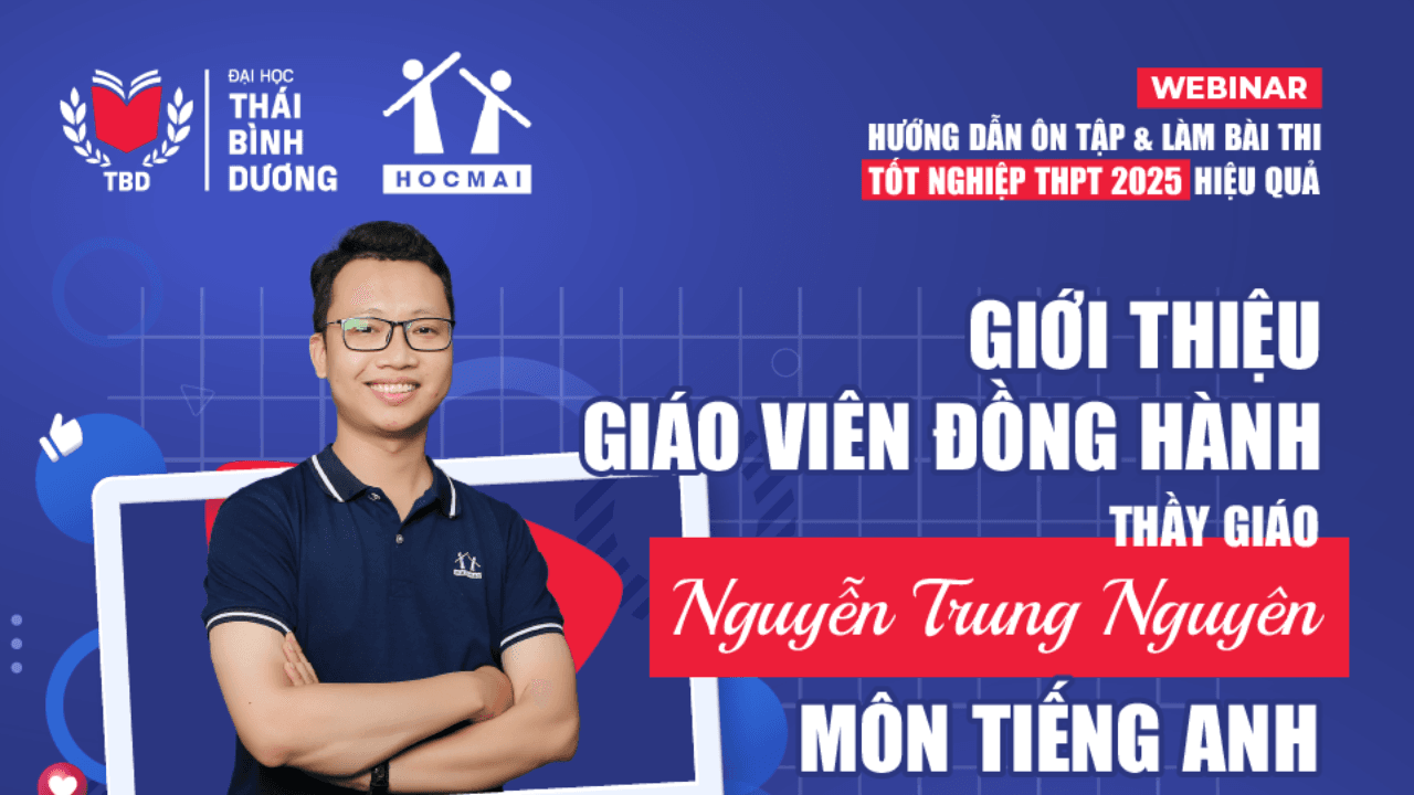 Buổi ôn luyện môn Tiếng Anh cùng thầy Nguyễn Trung Nguyên – sẵn sàng chinh phục đề thi Tốt nghiệp THPT 2025