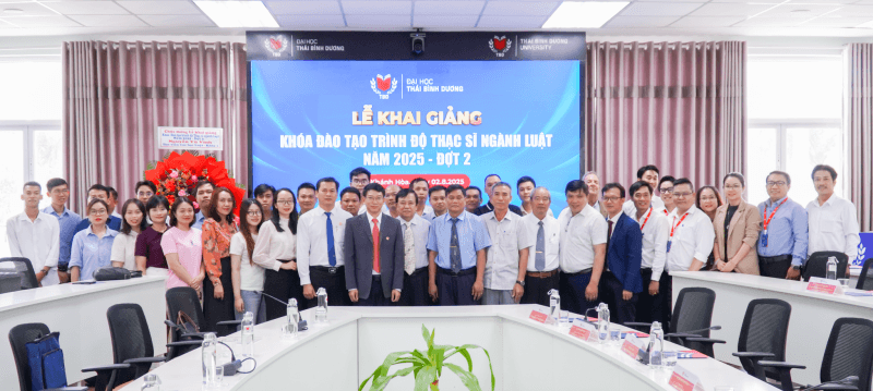 Trường Đại học Thái Bình Dương Khai giảng Lớp Thạc sĩ Luật đợt 2 năm 2025, chào đón 33 tân học viên