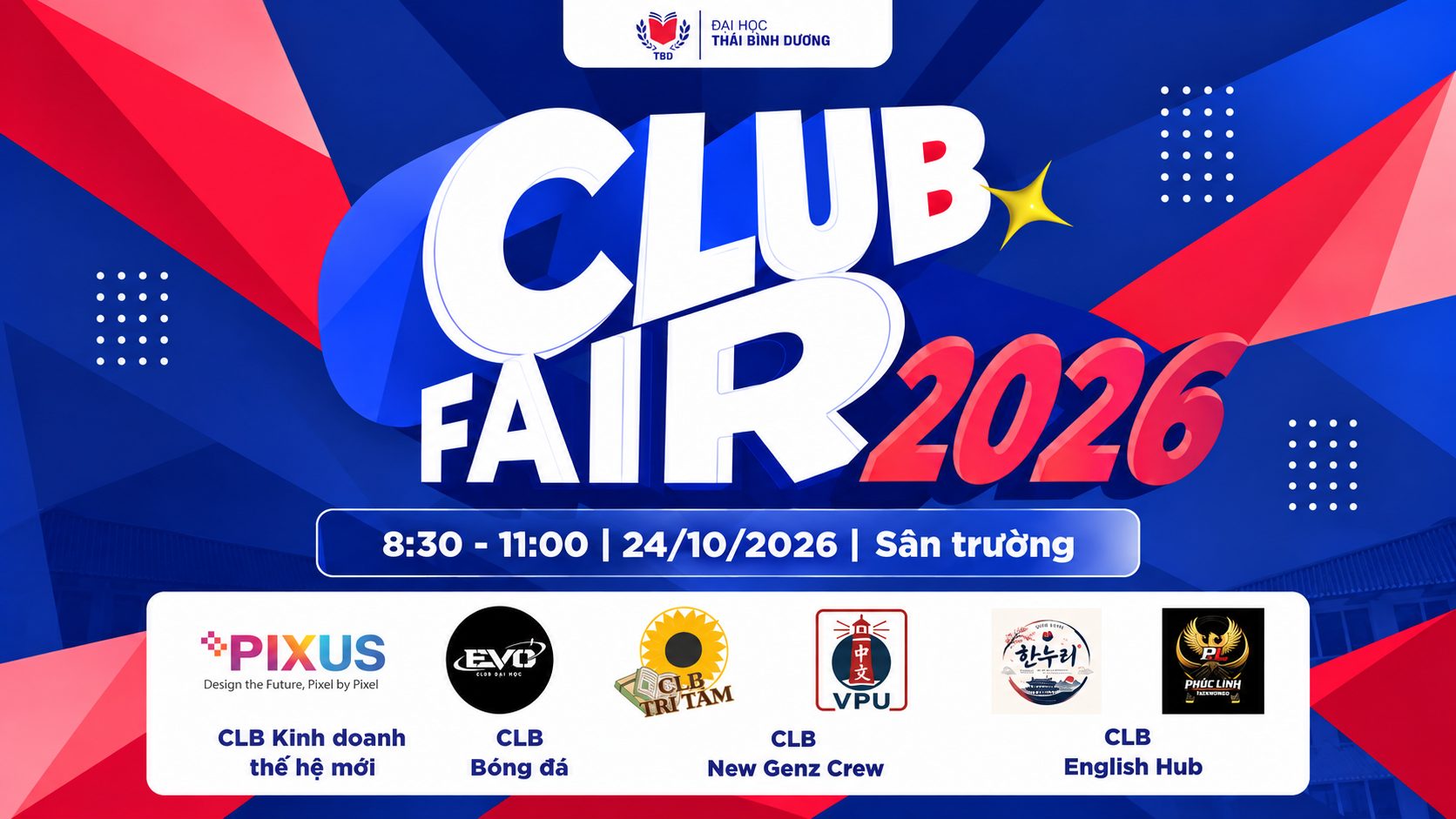 CLUB FAIR 2026 – Ngày hội Câu lạc bộ