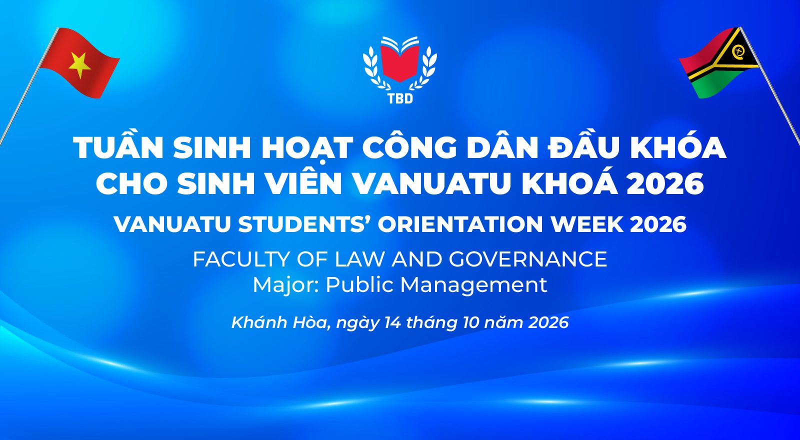Orientation Week for Vanuatu Students of the Class of 2026